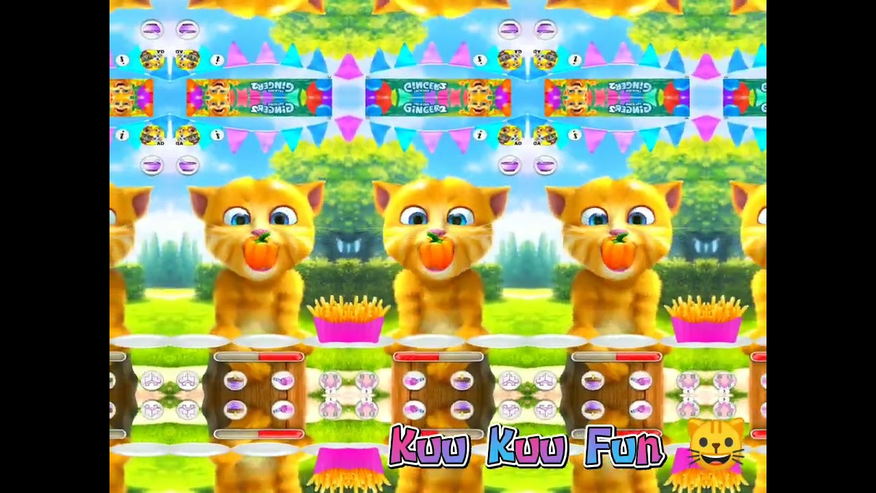 Talking Ginger 2 Funny Video 🍎🥭🥝🥑🍏🍐🍓🍇🍏🍒 