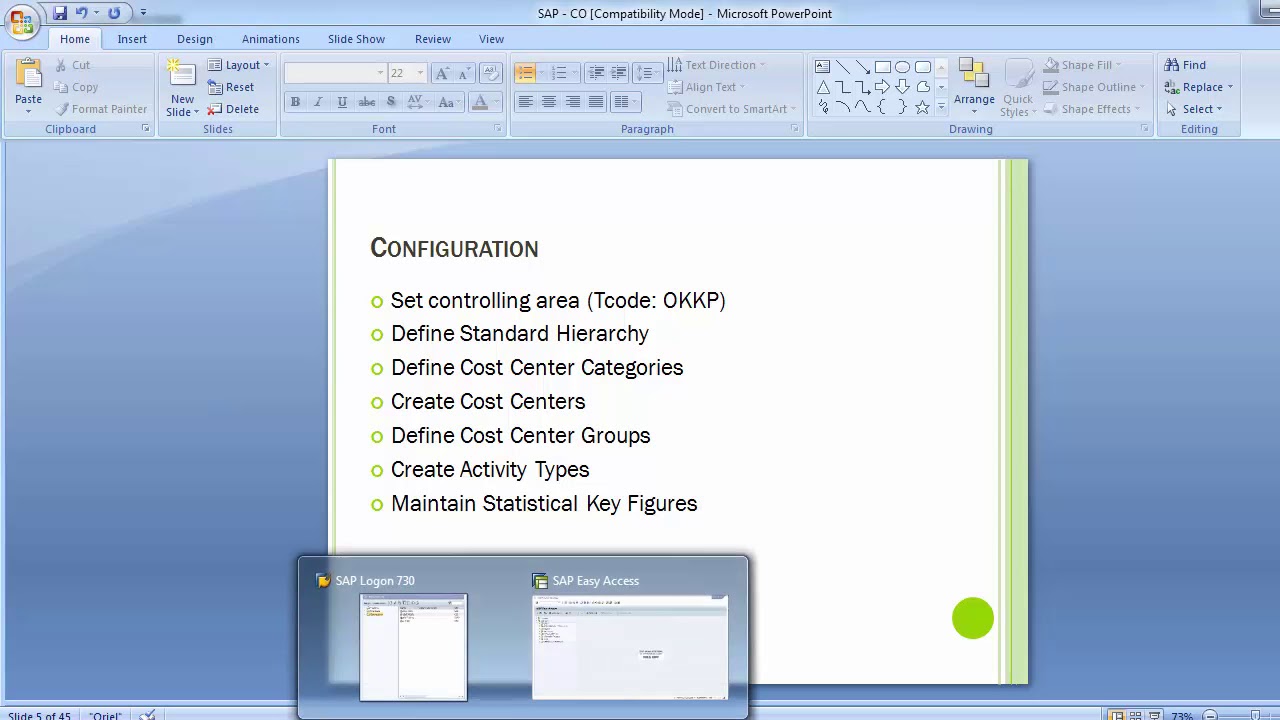 48   Cost Center Accounting   Part 1