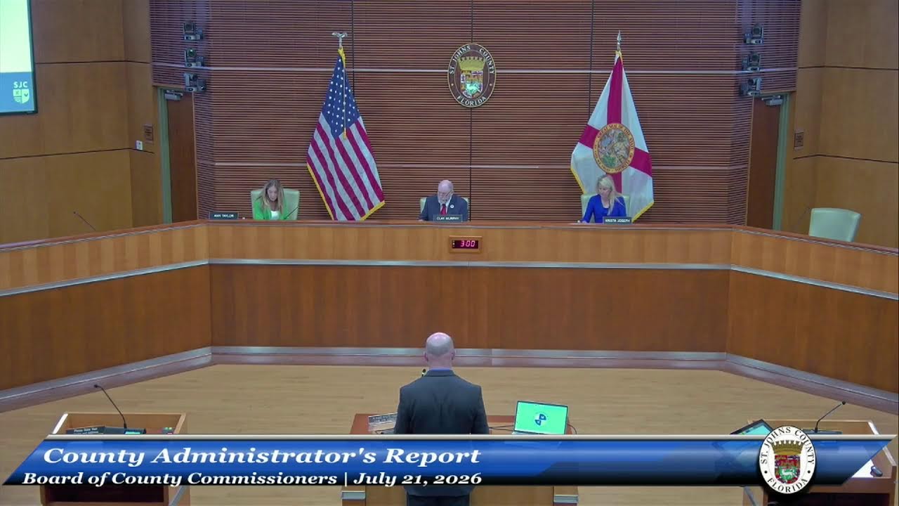 St. Johns County BCC Meeting Livestream