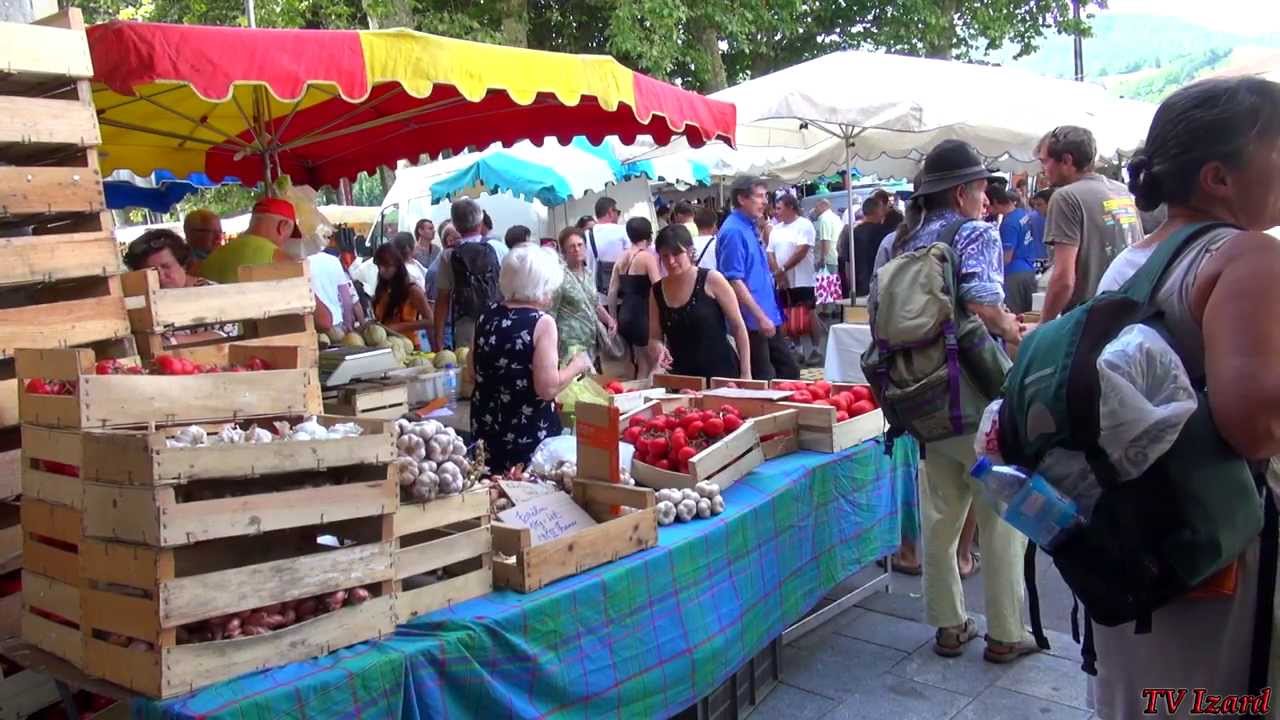 Рынок ST GIRONS - Периодические торговцы и ремесленники - Арьеж - Tv Izard Esprit des Pyrénées