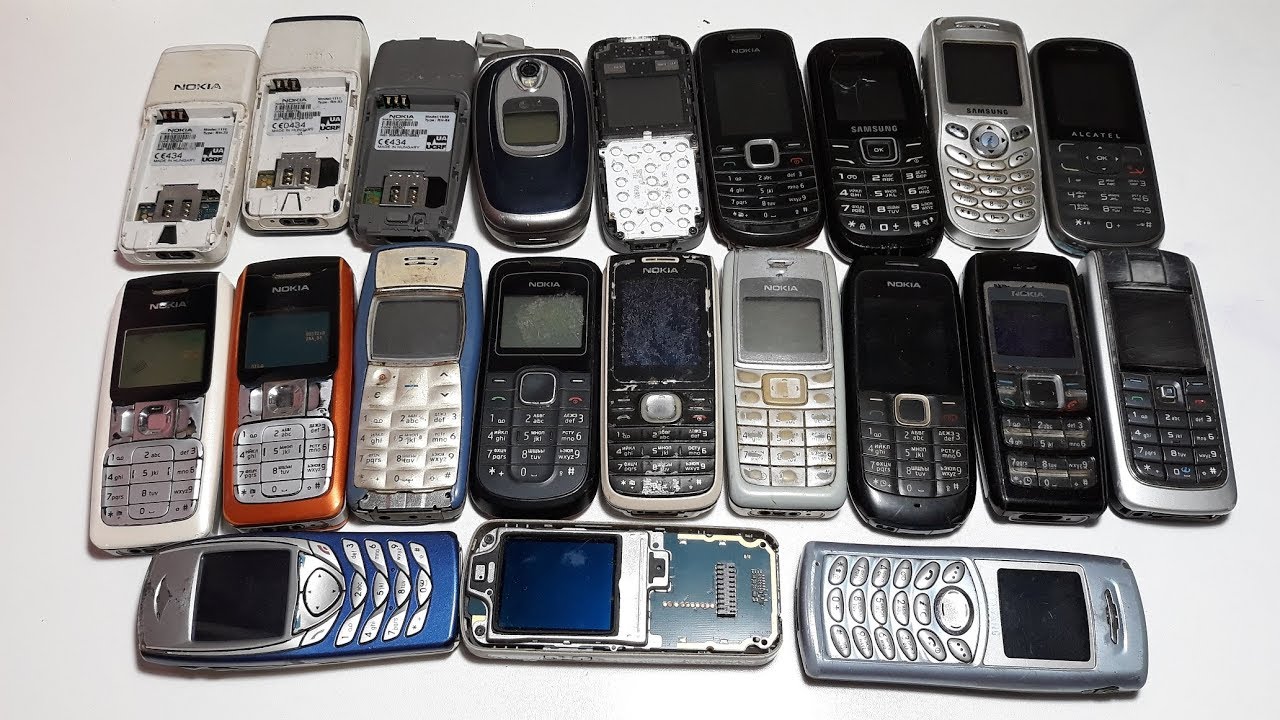 Проверка 21 ретро телефона Nokia 1100, 1112, 1110, 1202-2, 1616, Samsung Alcatel