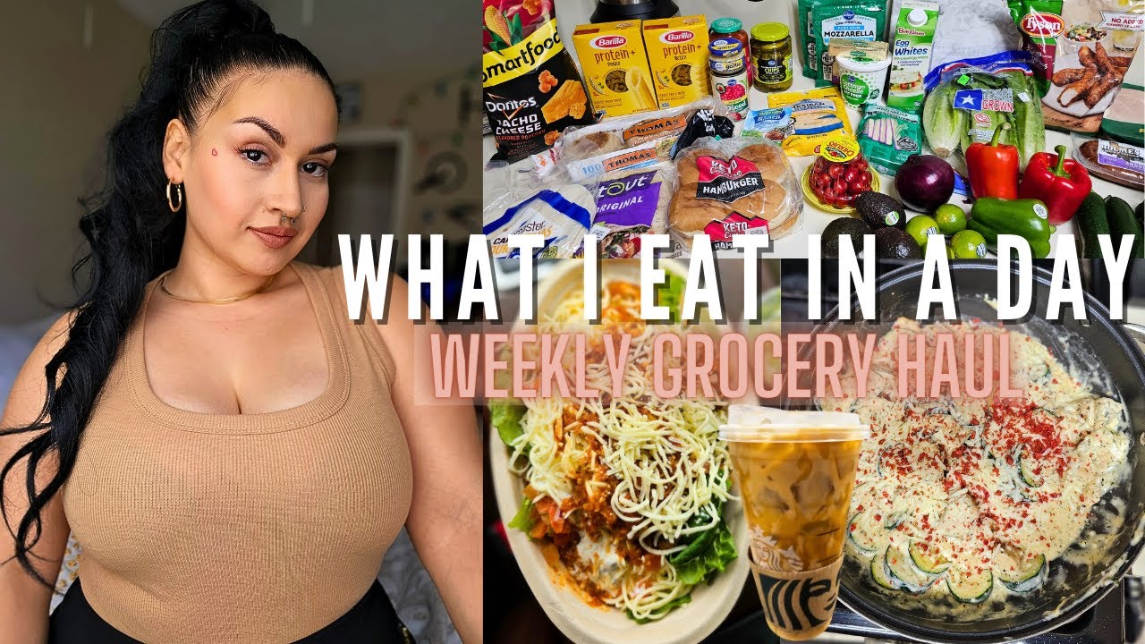 What I Eat In A Day | Low Carb Meals | Grocery Haul