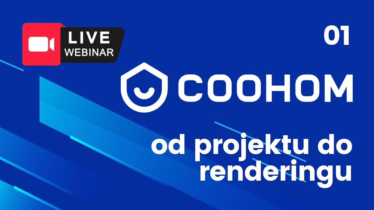 Od projektu do renderingu – wizualizacja wnętrza w 10 minut w Coohom | Webinar #1