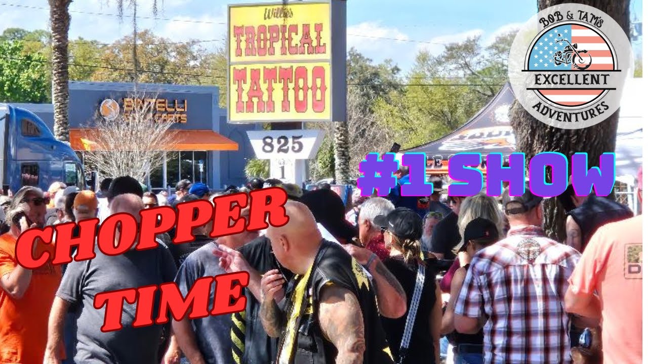 ПРЯМОЕ ВИДЕО ШОУ WIILIE'S CHOPPER TIME SHOW Daytona Bike Week 2024