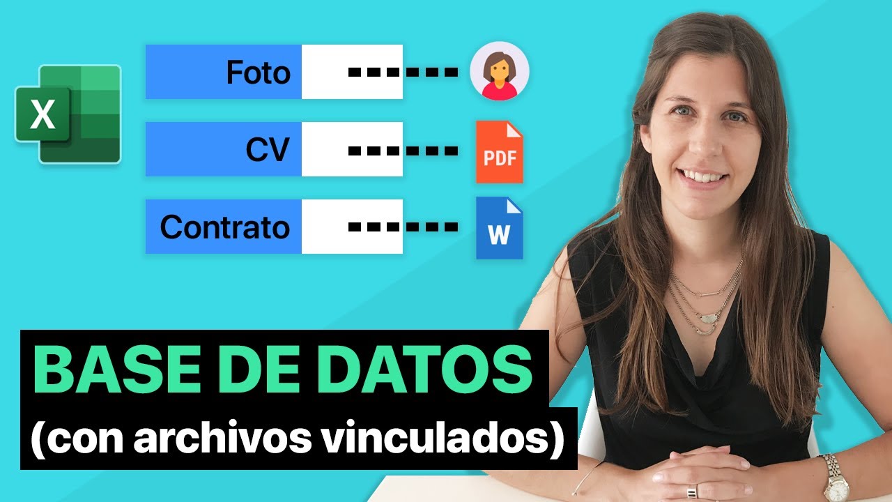 Base de datos en Excel con vínculos a Word, PDF, imágenes, etc.