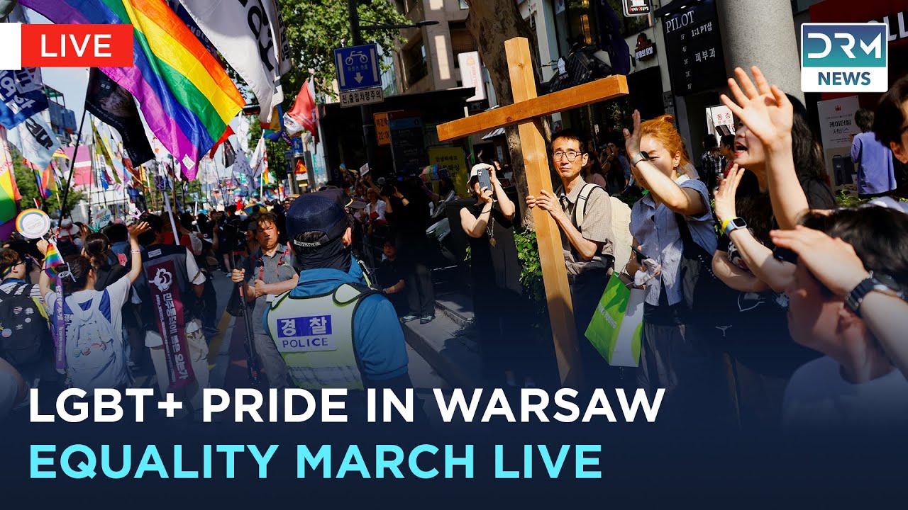 LIVE: Warsaw Equality March 2025: Live Pride Parade | LGBT+ Pride Parade in Poland | AC1G
