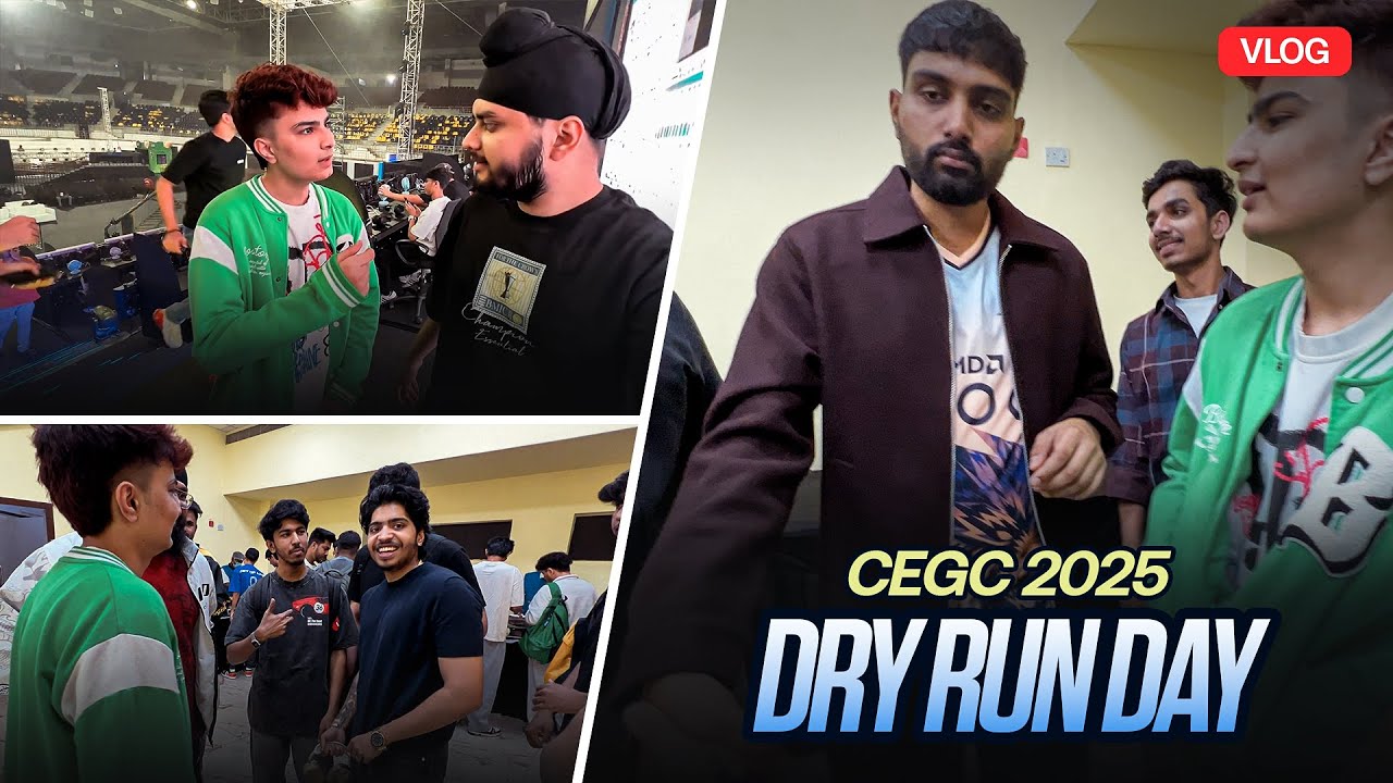 WE ARE HERE ! | CEGC 2025 | DRY RUN DAY 0 | VLOG 1