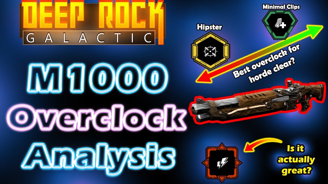 M1000 Overclock Analysis - Deep Rock Galactic
