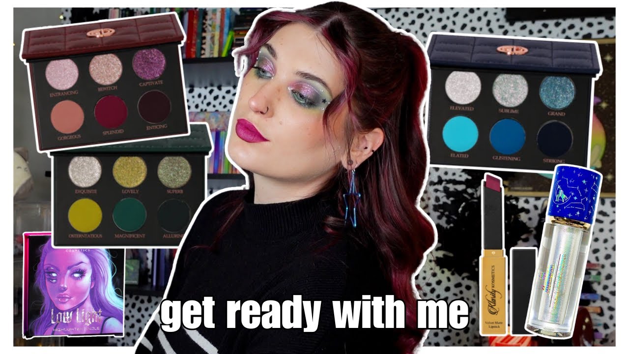 get ready with me! | new glaminatrix mini palettes