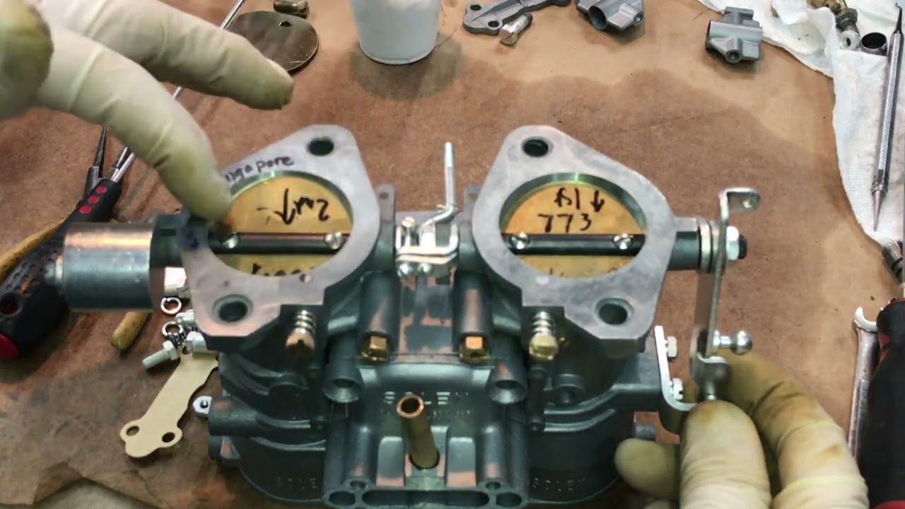 190SL Solex 1st bbl Relationship to 2nd bbl