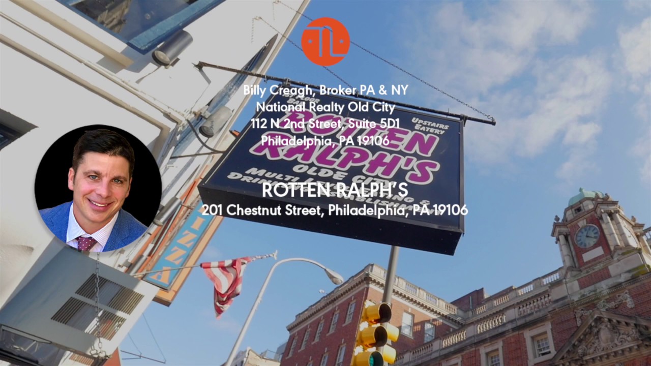 For Sale: Popular Corner Bar in Old City, Philadelphia | Billy Creagh - Broker PA, NY & NJ