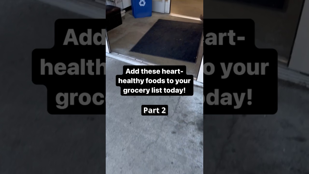 🛒🛒More heart-healthy foods to add to your grocery list (part 2).