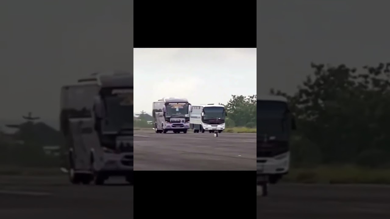 Bus Drag Race Mercedes STJ vs Hino Sumber Alam