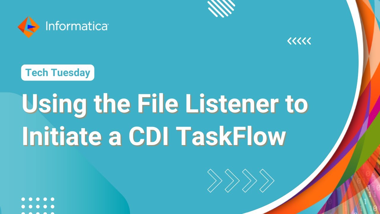 Using the File Listener to Initiate a Cloud Data Integration TaskFlow