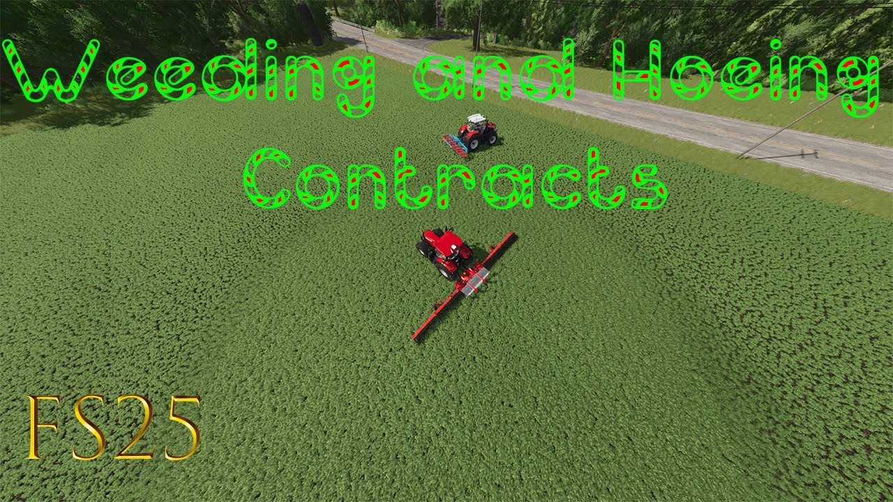 FS25 How to do the Weeding and Hoeing Contracts