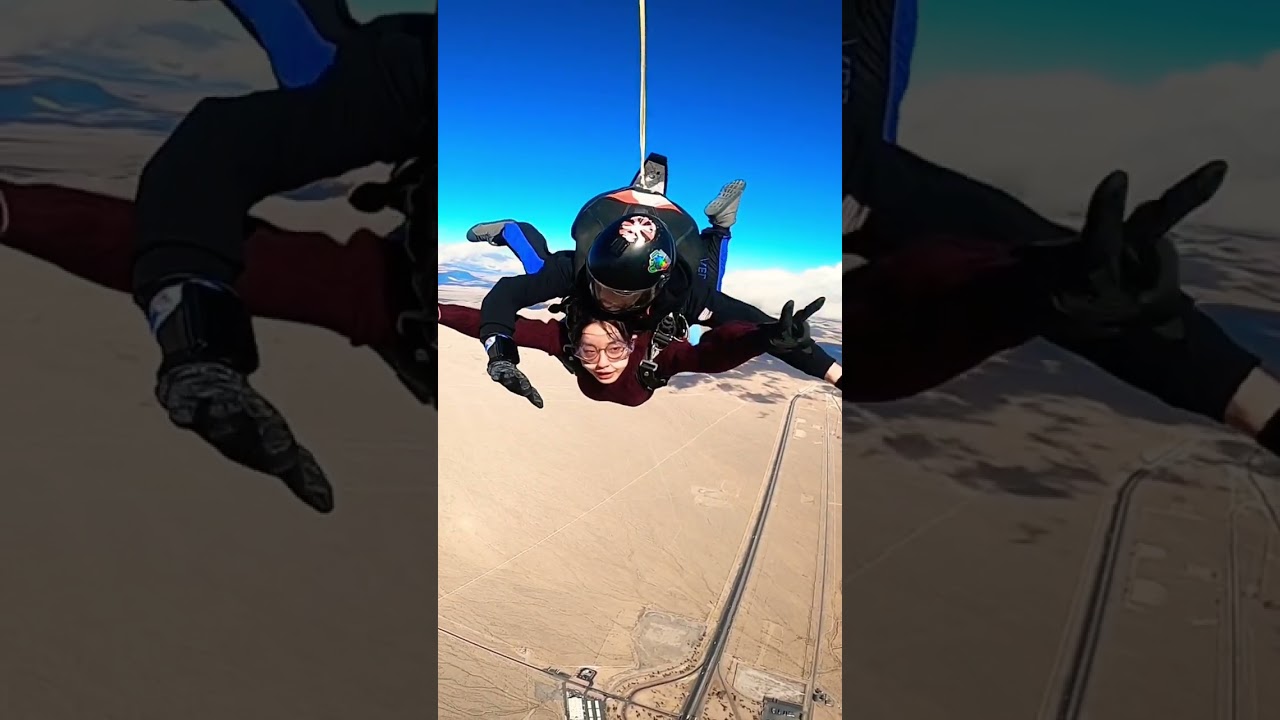 Never Look Back 🪂💯📸 SKYDIVING IN LAS VEGAS 🚀🦅❄️ Adventure Life Tandem Skydive 🔥 Your Guide 🛫