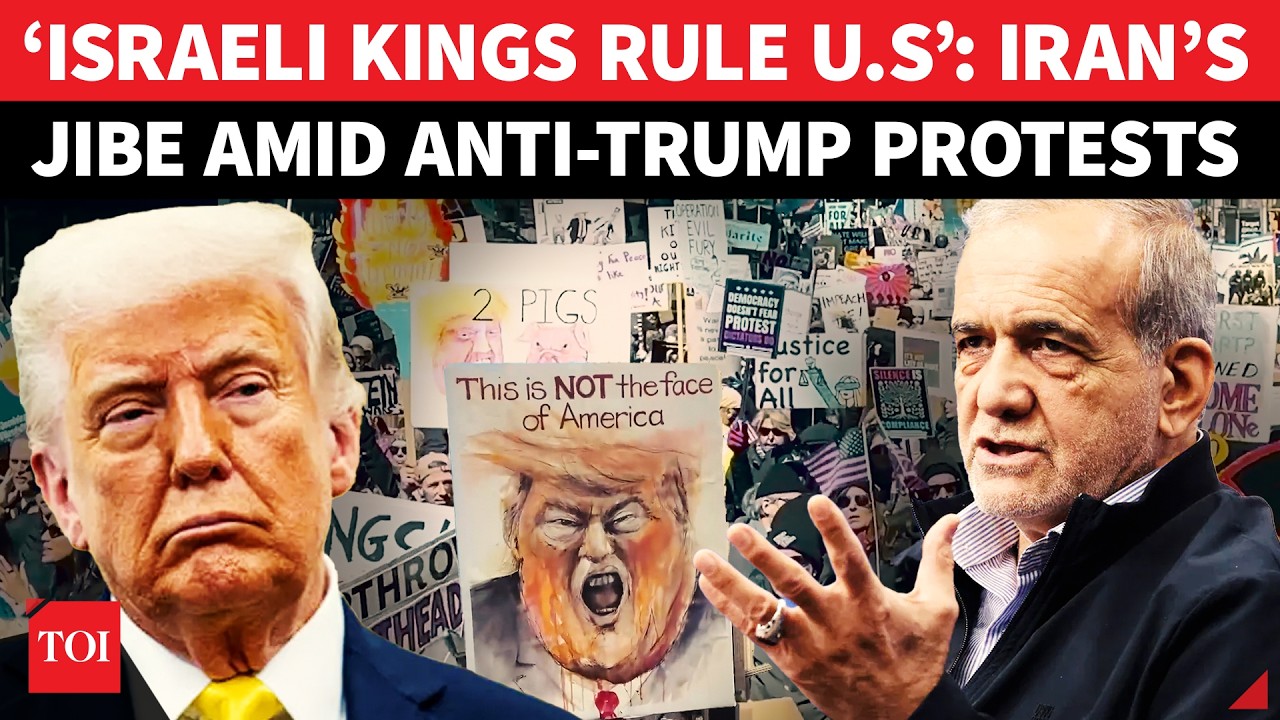 &lsquo;Israel Is Your Master&rsquo;: Iran HUMILIATES Trump As &lsquo;No Kings&rsquo; Protests Explode In US | Watch