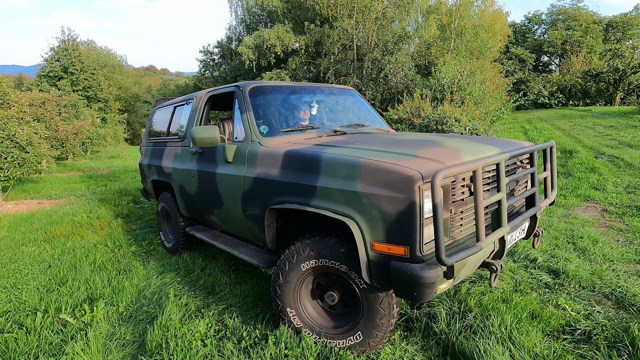 Chevrolet Blazer K5 M1009 CUCV 6,2 Liter Diesel Offroad Camper Roomtour mit Olli