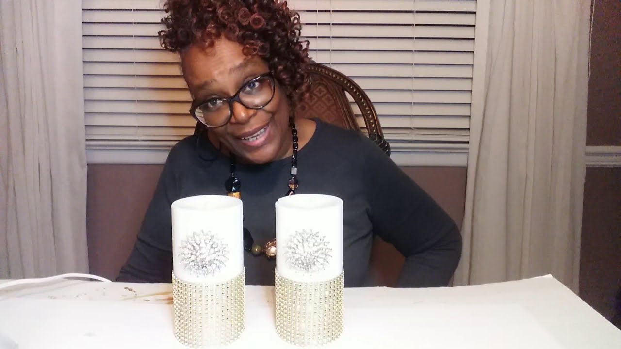 DIY Bling Candles || #blingcandles