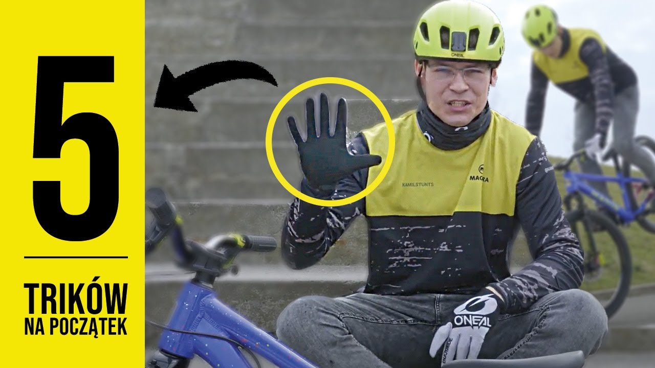 5 PROSTYCH TRIKÓW, które zrobisz na każdym rowerze | KamilStunts