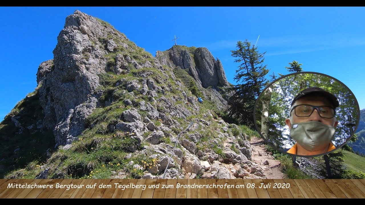 Mittelschwere Bergtour auf demTegelberg und Brandnerschrofen am 08-07-20