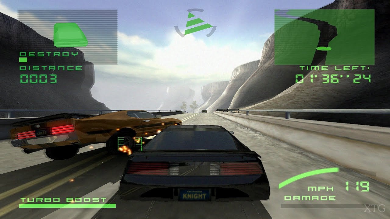 Knight Rider: The Game Геймплей PS2 HD (PCSX2)