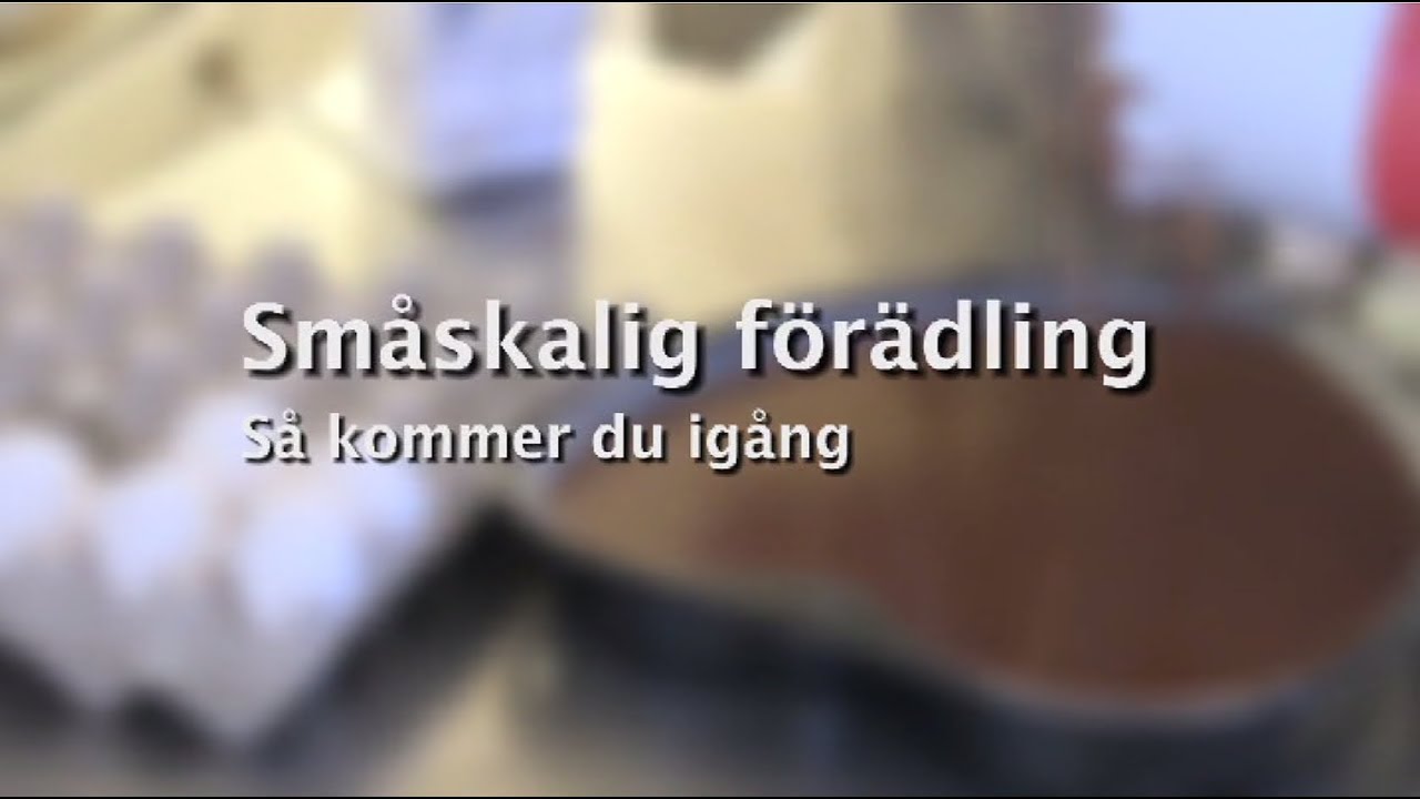 Sm&aring;skalig f&ouml;r&auml;dling