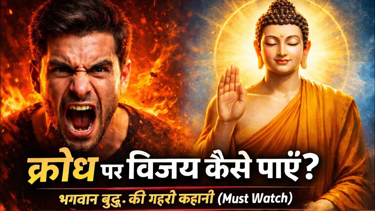  क्रोध पर विजय कैसे पाएँ? | भगवान बुद्ध की गहरी कहानी जो जीवन बदल दे (Must Watch)