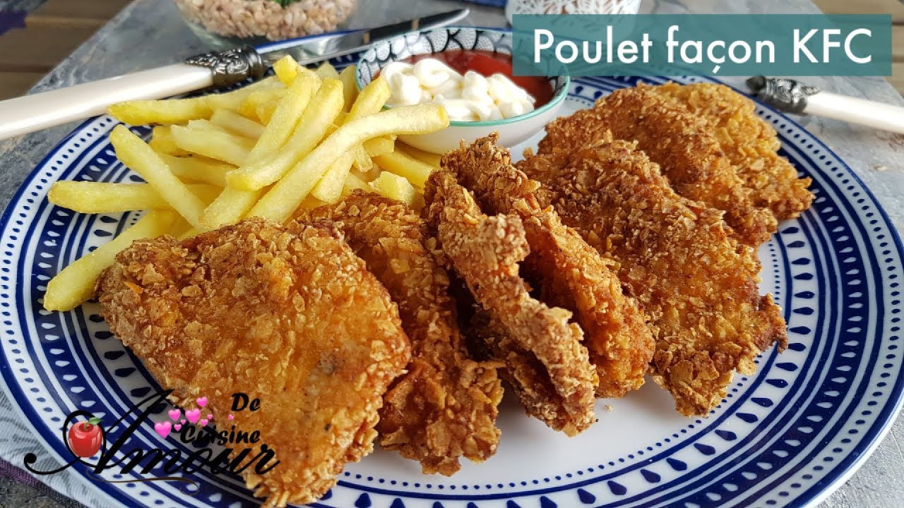 poulet façon kfc, ou poulet kentucky  les crispy tenders maison