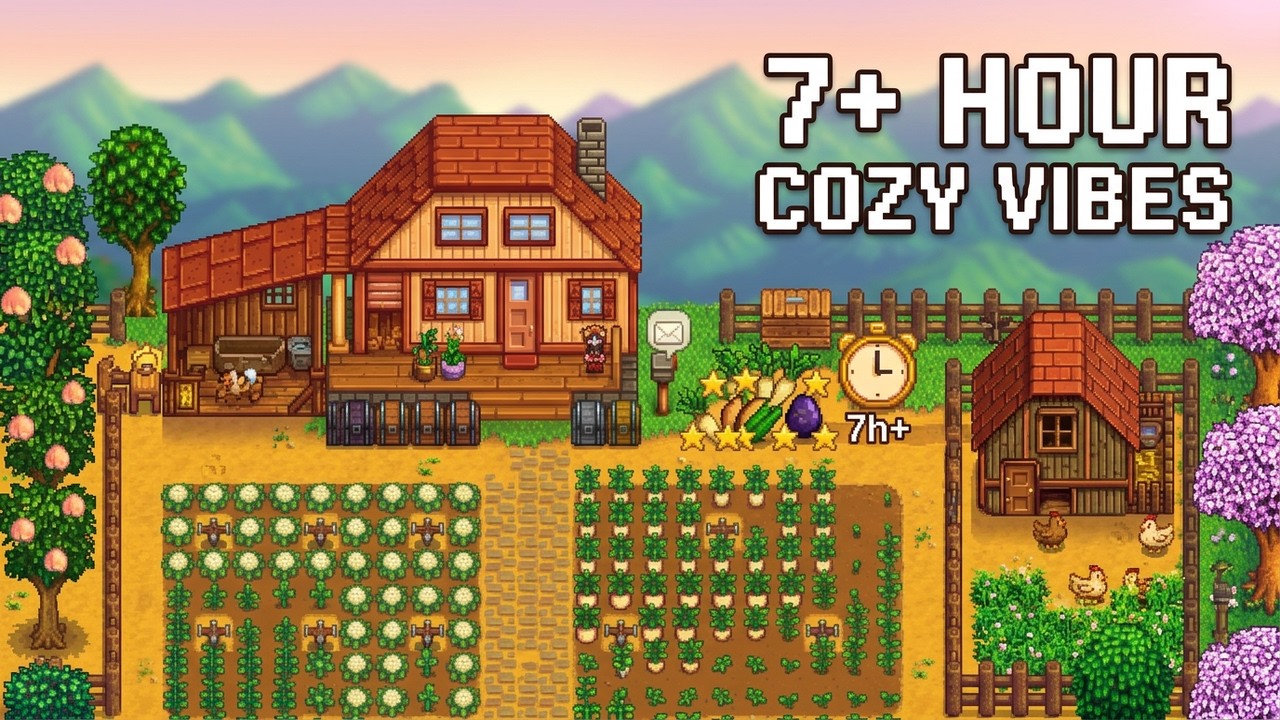 7+ Hours Spring Farming Vibes - Pure Cozy Content