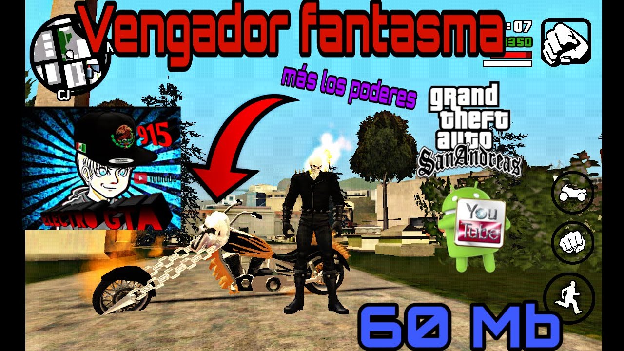 Mod del Vengador fantasma||GTA SA Android