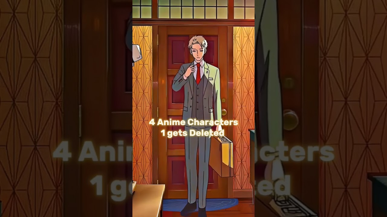4 Anime Characters 1 gets Deleted #anime #edit #viralvideo #rizz #gojo #saitama  #zoroedit #capcut