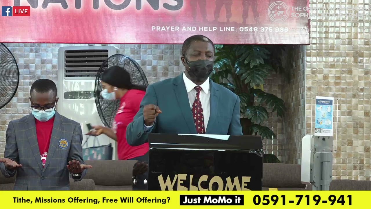 Closing prayer and benediction by Aps. David T Tekper of Achimota Area #penteost  #gloriouschurch