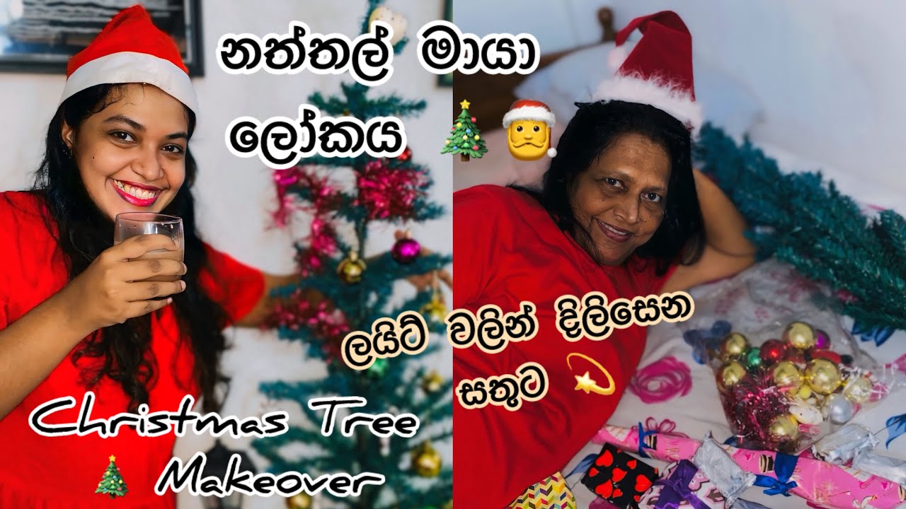 ❤️🎁🎄💫පුංචි Tree එකක් – ලොකු සතුටක් | Christmas Makeover with Amma 👩 |  Happy Christmas 🎄✨
