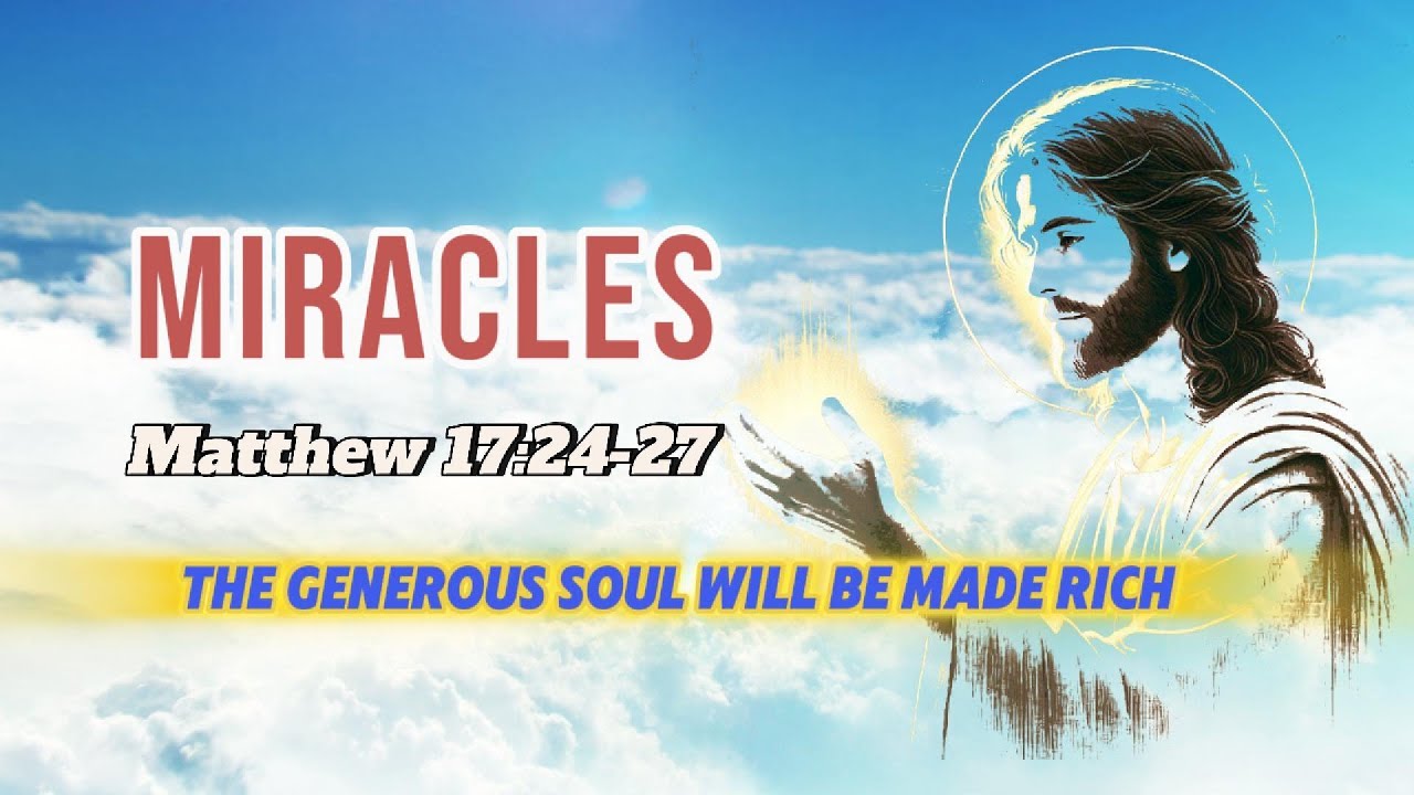 PRAYER for financial miracles - Matthew 