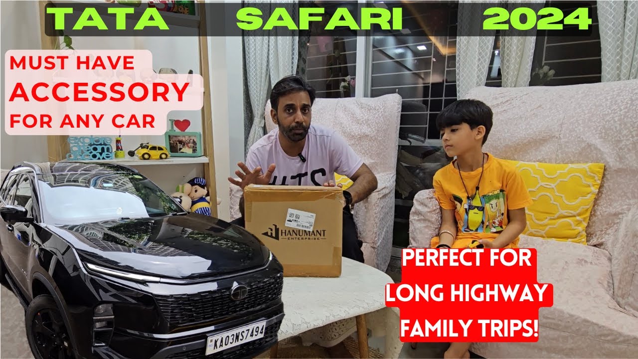 Tata Safari 2024 Must-Have Accessory 🚗 | Perfect for Long Highway Family Trips!