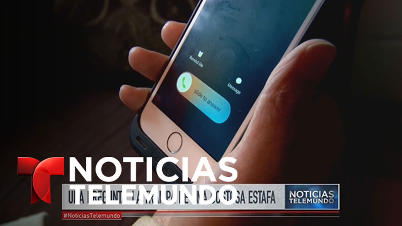 Alerta por nueva estafa telefónica en el país | Noticiero | Noticias Telemundo