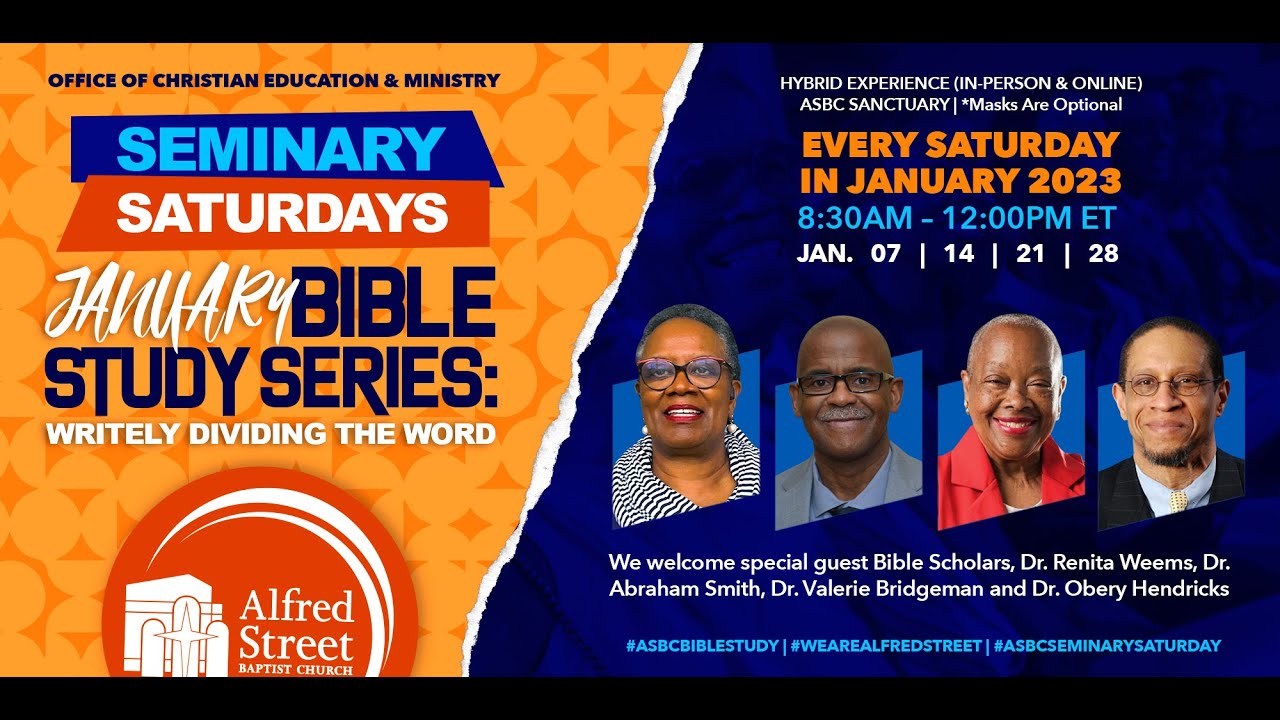 Alfred Street Baptist Church Live Saturday Bible Study