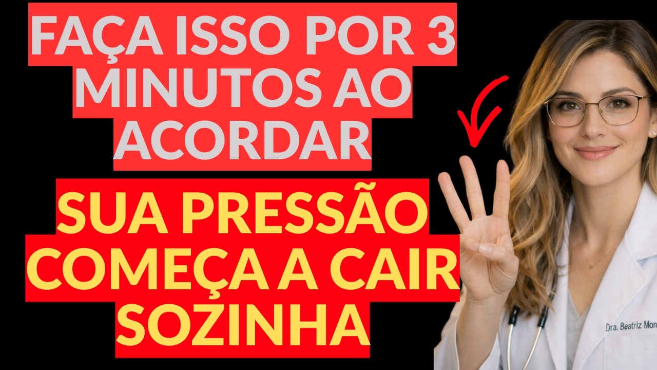 IDOSOS 60+ Façam ISTO ao Acordar por 3 Minutos — Sua Pressão Começa a Cair Sozinha
