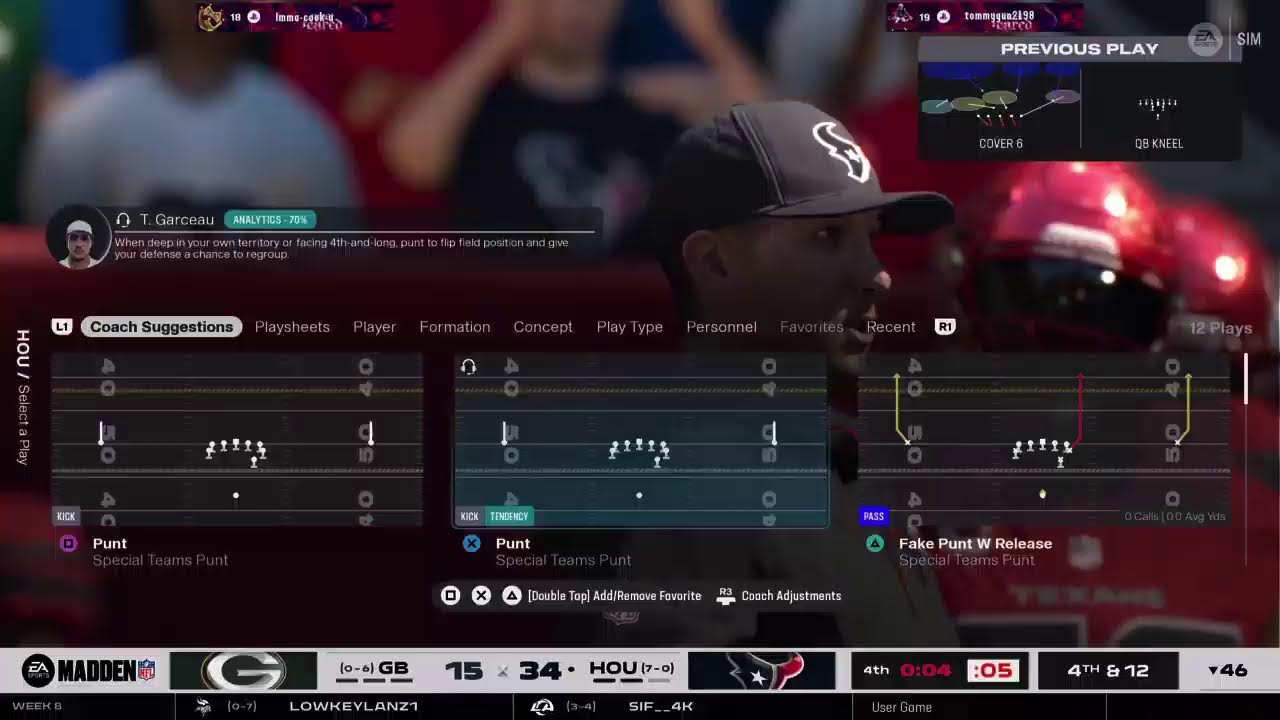 Texans vs Packers fresh