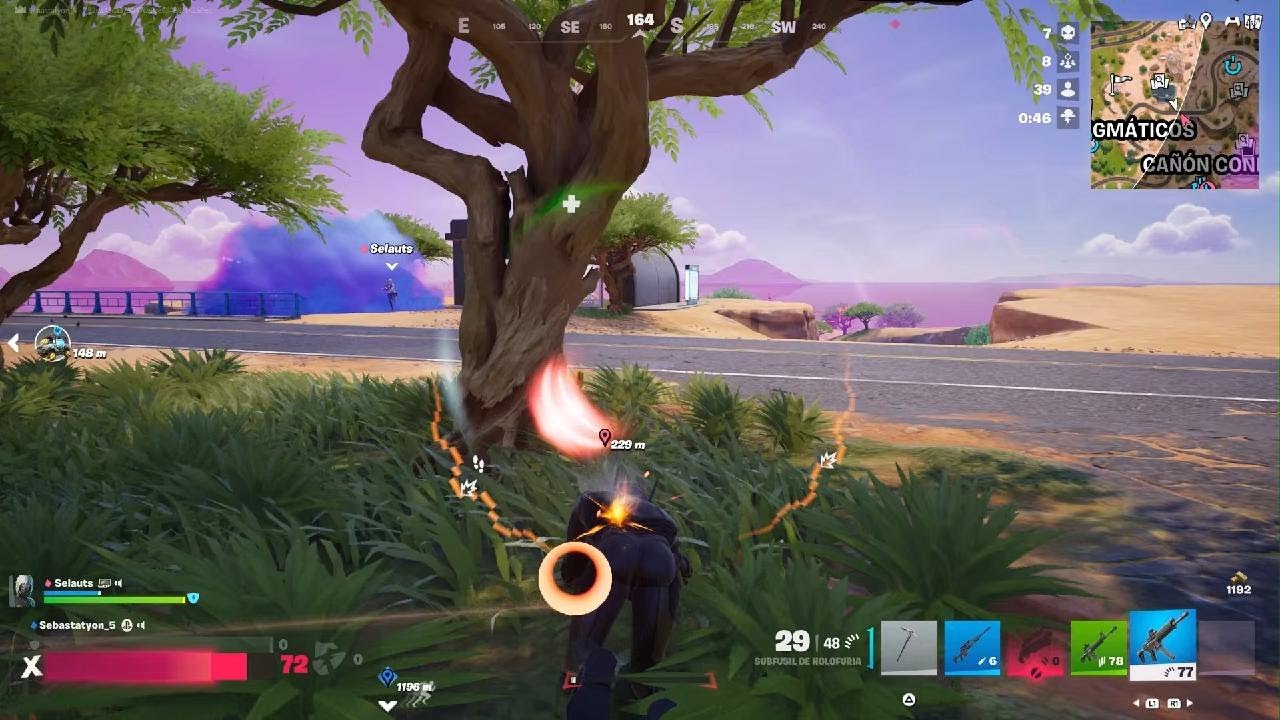 Fortnite Victoria con el Sela