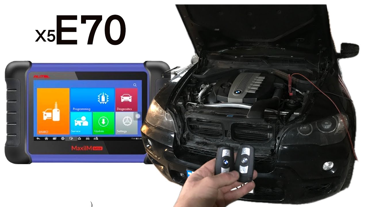 BMW X5 E70 / Add key / Autel im 508