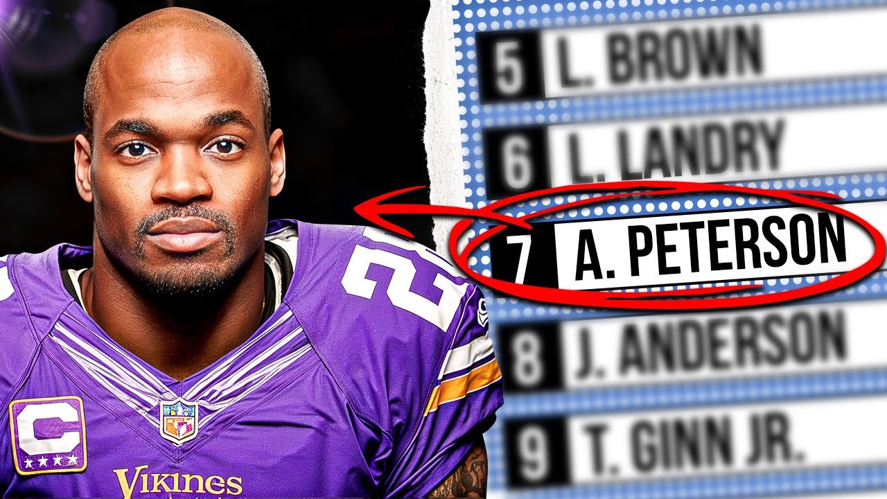 What Happened To The 6 Players Drafted Before Adrian Peterson?