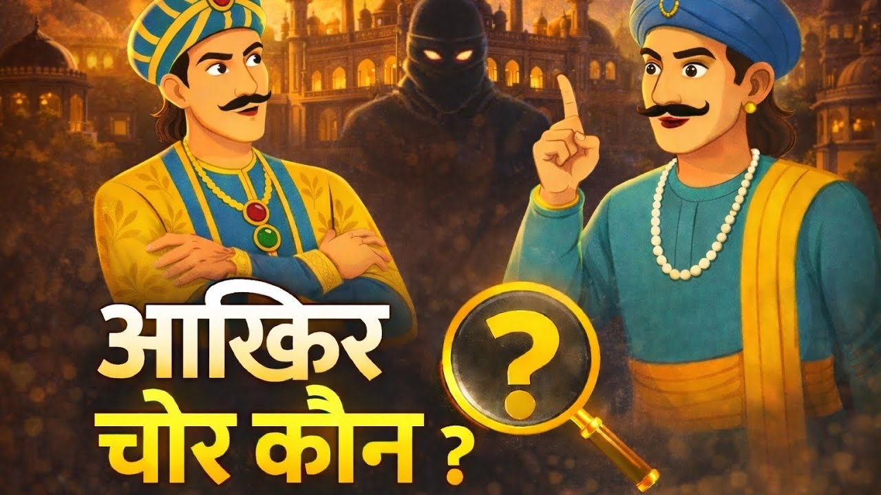 Akbar Birbal ki kahni|| Aakhir chor kon || moral cartoon stories @Smpstory-96 