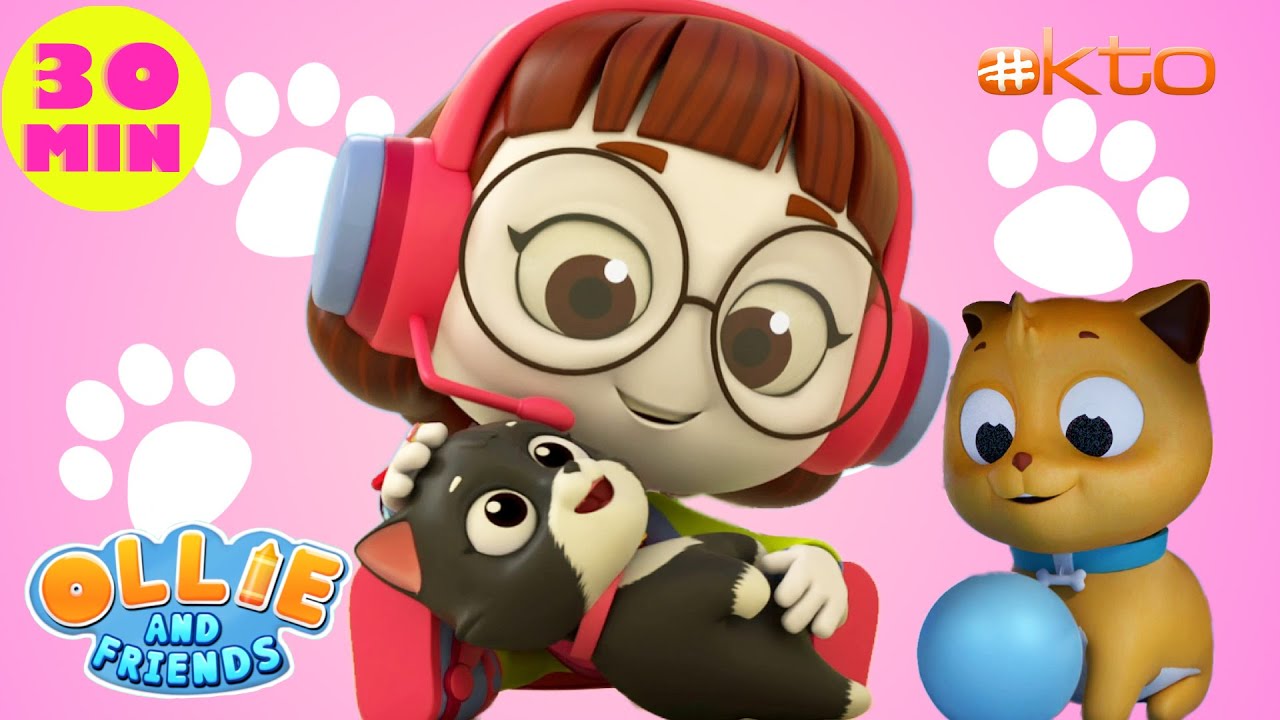 Ollie and Friends Save Cute Kitten From Bad Buy | Cartoons For Kids | @Mediacorp okto