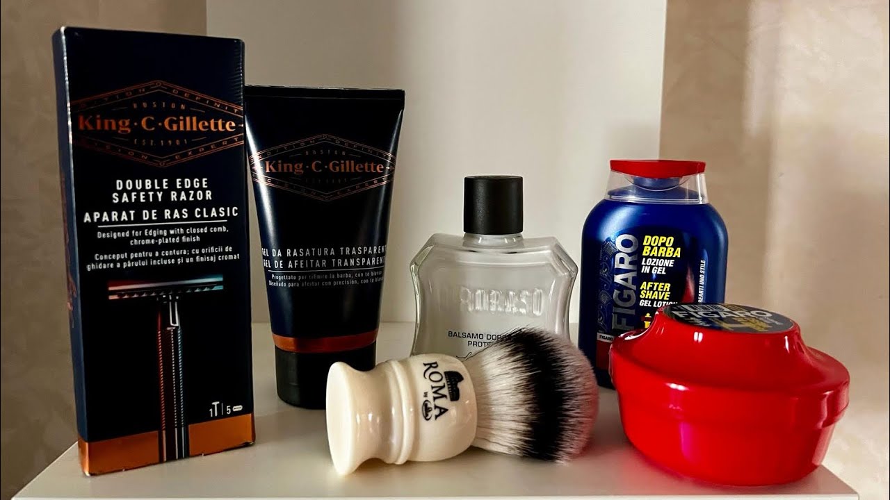 King C. Gillette….mix di prodotti….sbarbata easy!!!!