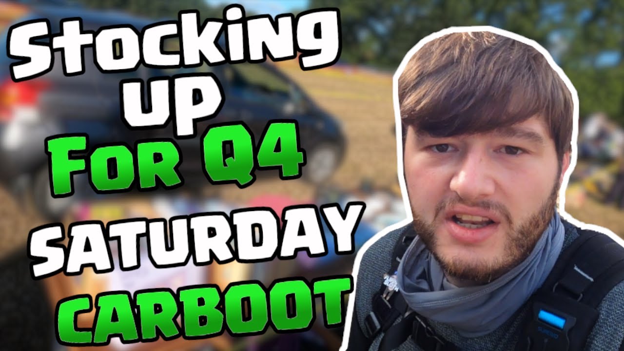 Tons Of Q4 Stock | Saturday Carboot Hunting ! | Buying To Sell On Ebay | Flipping Sloth