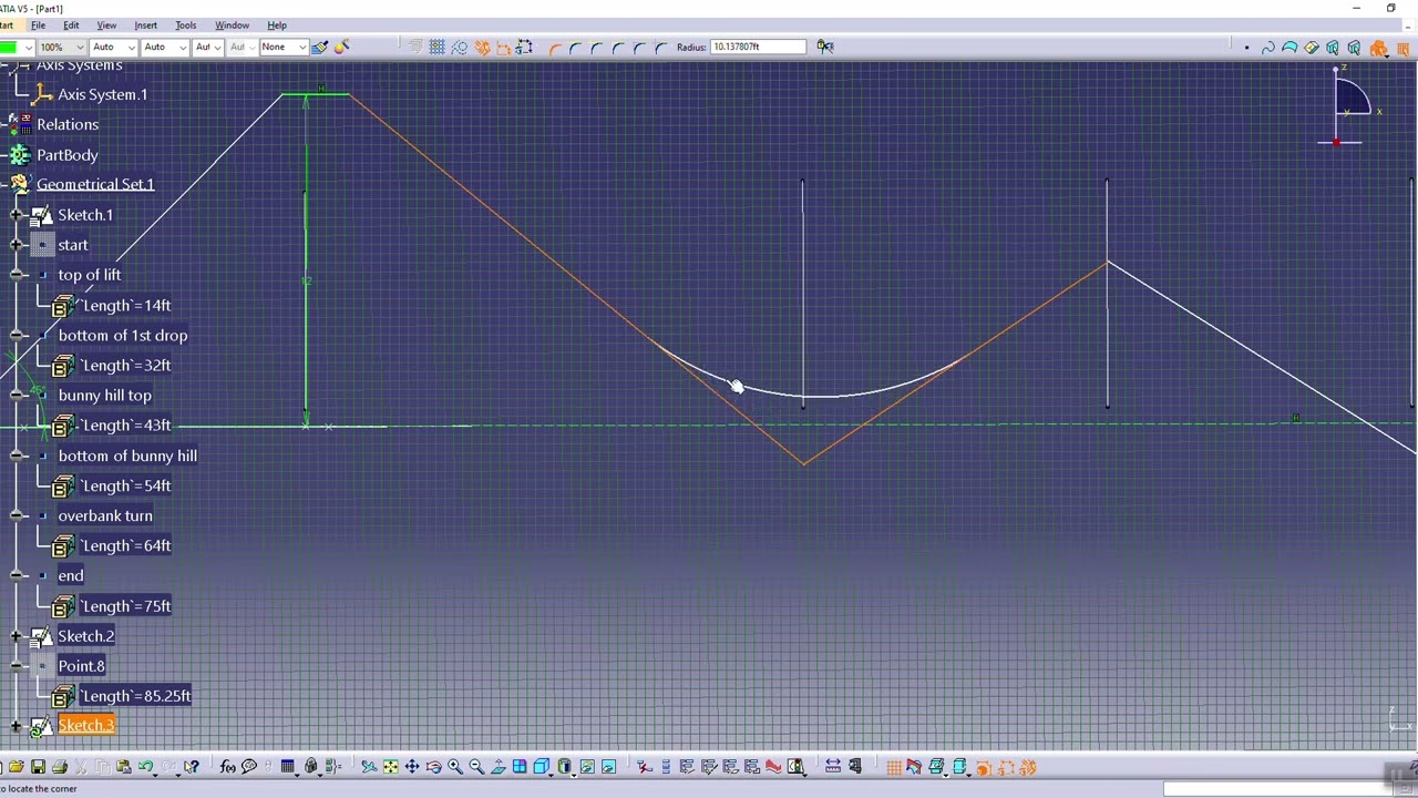 Roller Coaster CAD Modeling - Part 1