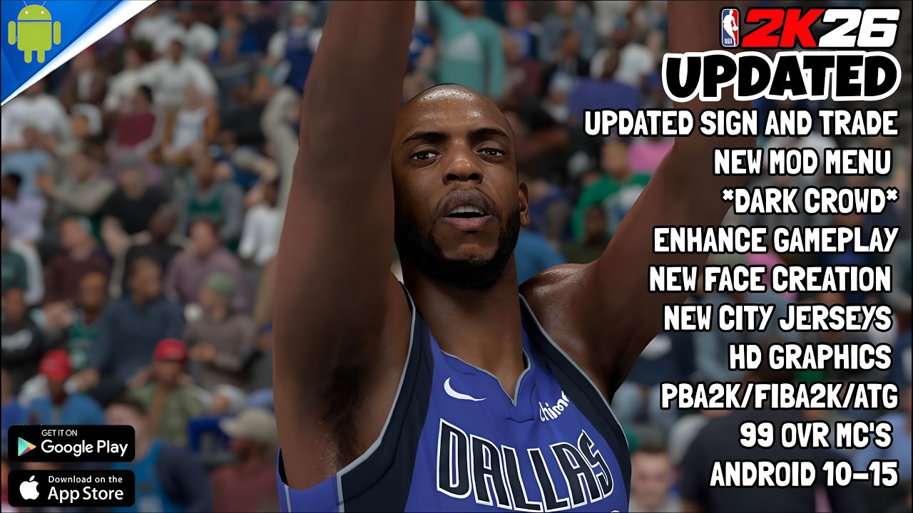 UPDATED NBA2K20-2K26 | UPDATED SIGN AND TRADE | DARK CROWD | NEW FACE CREATION |