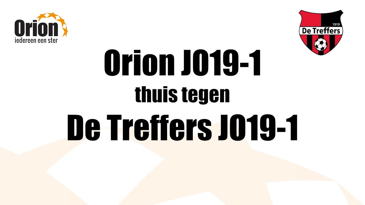 Orion JO19-1 vs  De Treffers JO19-1 (24 sept 2022)